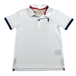 Trussardi Polo Mezza Manica Tinta Unita con Logo per Bambino TBP26006PO BIANCO TRUSSARDI 
