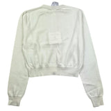Simonetta Cardigan Tinta Unita Panna Per Bambina