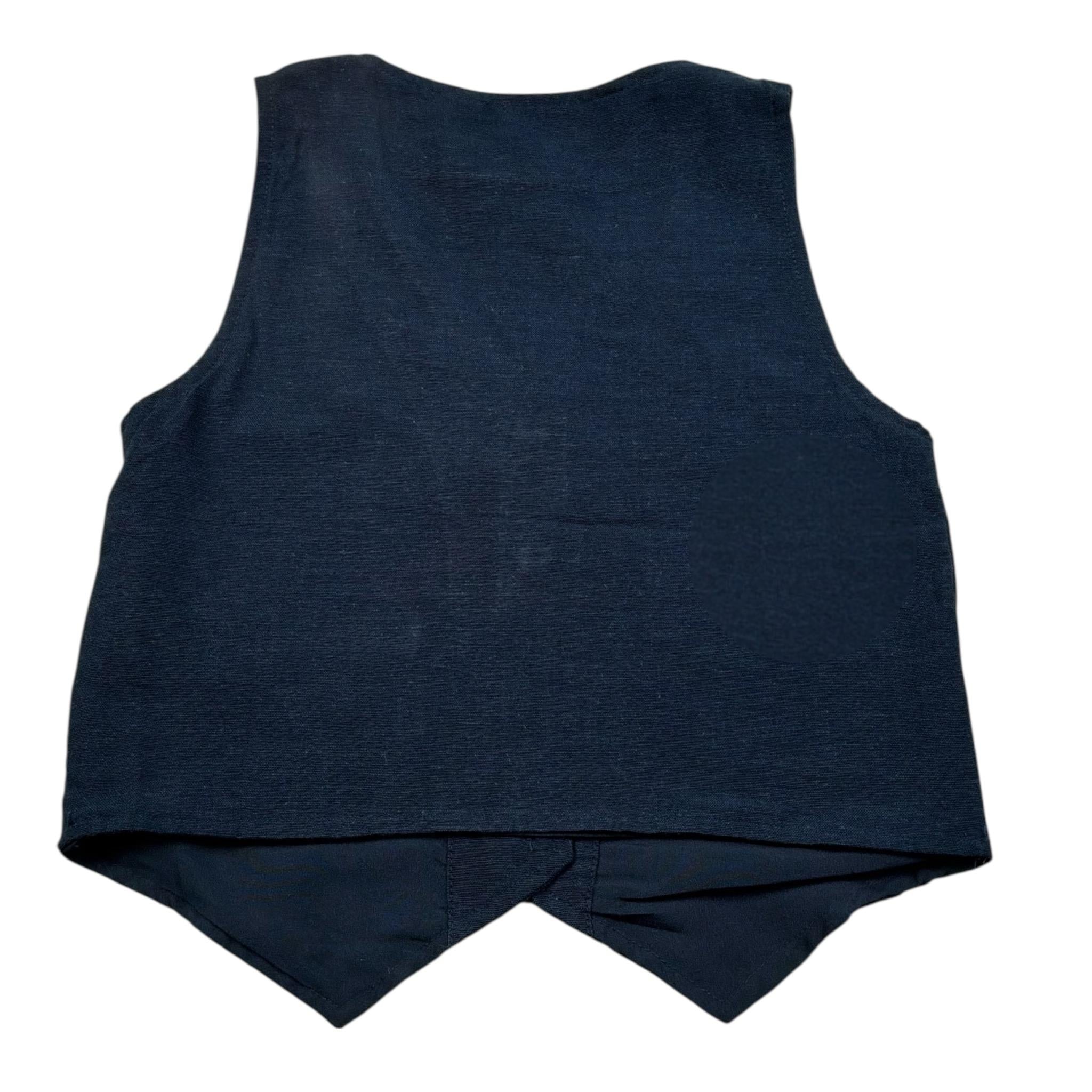 Name.It Gilet tinta unita Blu per Bambino 13200202 BLU NAME.IT 