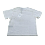 I'M Brian T-Shirt Tinta Unita Traforata per Bambino TS3336J PANNA I'M BRIAN 