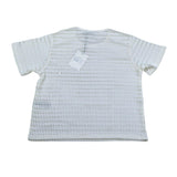 I'M Brian T-Shirt Tinta Unita Traforata per Bambino TS3336J PANNA I'M BRIAN 