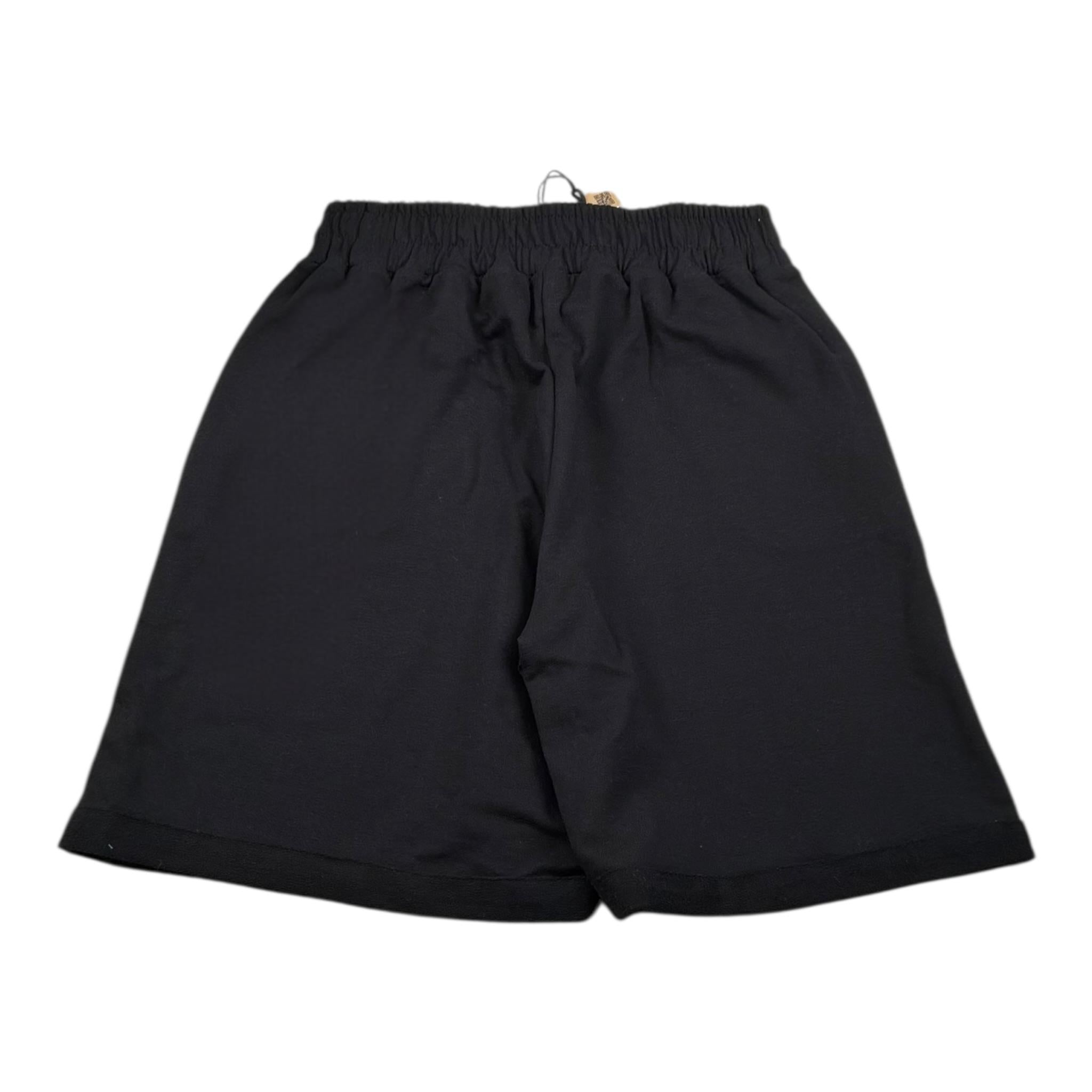 Please Short Tinta Unita con Elastico In Vita per Bambina RE60042G72 NERO PLEASE 