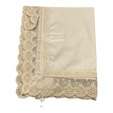 GRANLEI fazzolletto tinta unita Avorio per Neonata 224196 AVORIO GRANLEI 