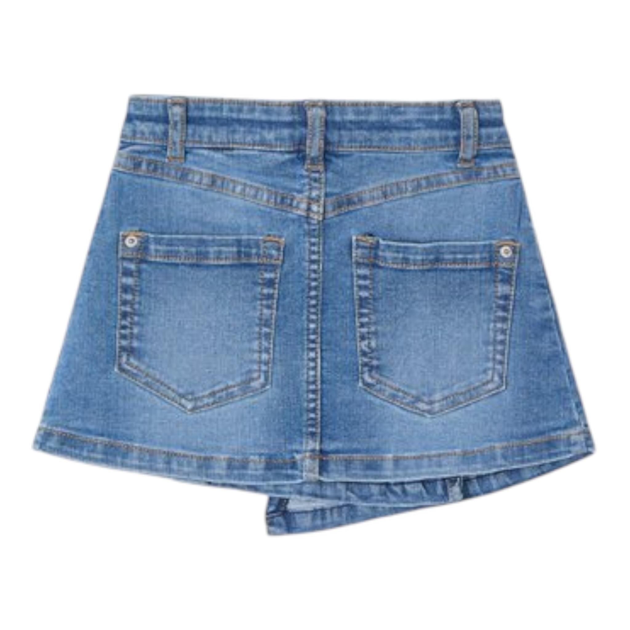 Mayoral gonnaTinta Unita Modello Gonna per Bambina 3902 BLU MAYORAL 