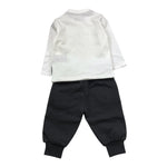 JOHN RICHMOND completo 2pz bicolore shirt-pantalone Bianco/nero per Neonato RIA25001CJ BIANCO/NERO JOHN RICHMOND 