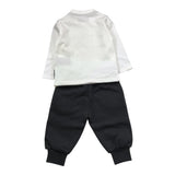 JOHN RICHMOND completo 2pz bicolore shirt-pantalone Bianco/nero per Neonato RIA25001CJ BIANCO/NERO JOHN RICHMOND 