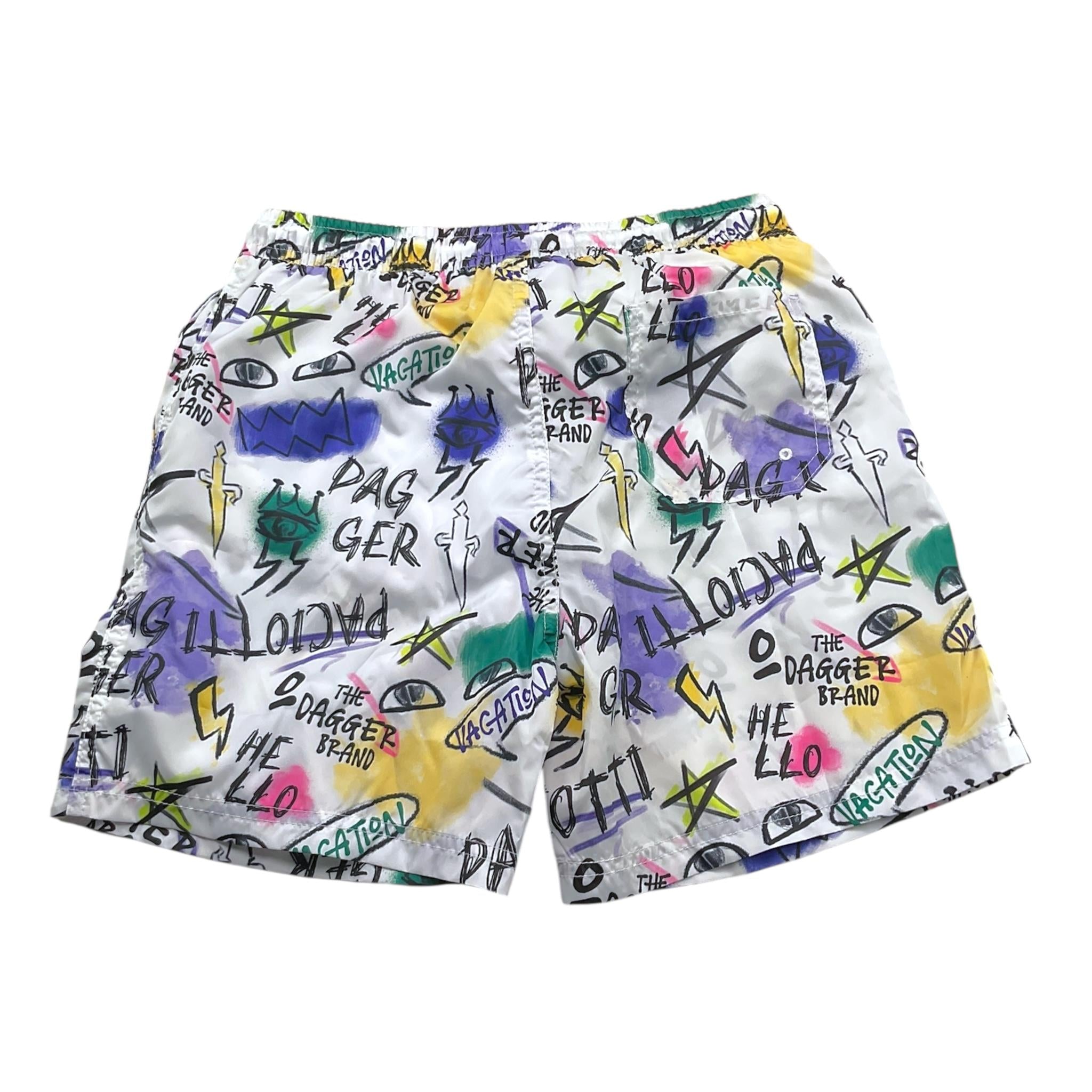 Cesare Paciotti Costume Modello Box Tinta Unita con Stampa per Bambino BXP5102J BIANCO CESARE PACIOTTI 