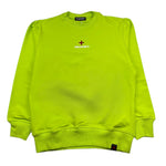 Zu+Elements Felpa Girocollo Tinta Unita con Stampa per Bambino ZU1607 VERDE ZU+ELEMENTS 