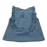 Please Camicia Giromanica Tinta Unita per Neonata CC82010G71 AZZURRO PLEASE 