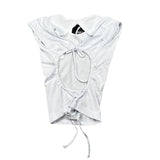 Shopart Top Tinta Unita con Stampa Brillantini per Bambina SAJKS000403 BIANCO SHOPART 