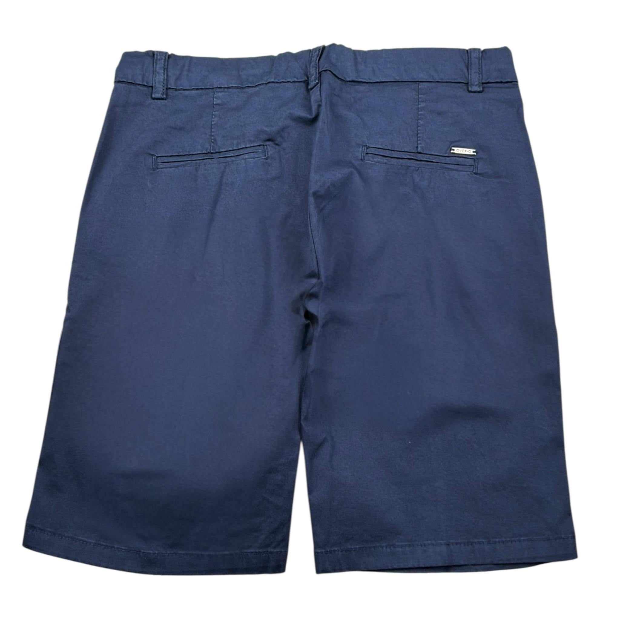 Over-D Bermuda Tinta Unita con Girovita Regolabile per Bambino OK289BR BLU OVER-D 