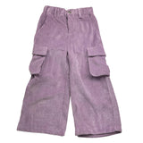 MOUSSE pantalone tinta unita modello a palazzo con elastico in vita Lilla per Bambina HKPCV362 LILLA MOUSSE 