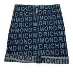 John Richmond Gonna In Denim Tinta Unita Logata per Neonata RGP25121GON BLU JOHN RICHMOND 