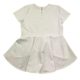 @Madilly T-Shirt Girocollo Tinta Unita per Bambino MALENA BIANCO @MADILLY 