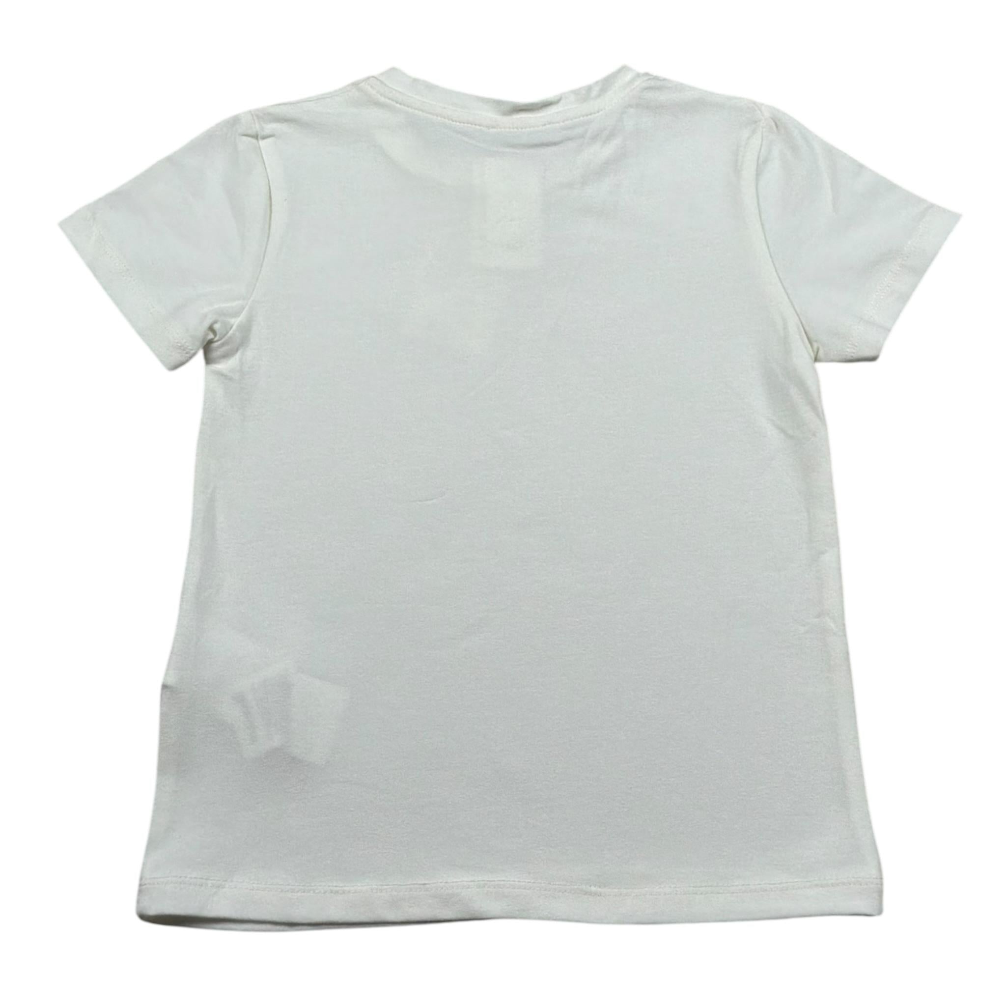 M+E' T-Shirt Girocollo tinta unita con Foulard Panna per Bambino UEM0573 PANNA M+E' 