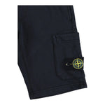 Stone Island Bermuda Tinta Unita con Logo per Bambino K1S166200006 BLU STONE ISLAND 