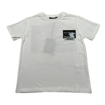 I'M Brian T-Shirt Girocollo tinta unita con Stampa Bianco per Neonato TS1205J BIANCO I'M BRIAN 