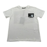 I'M Brian T-Shirt Girocollo tinta unita con Stampa Bianco per Neonato TS1205J BIANCO I'M BRIAN 