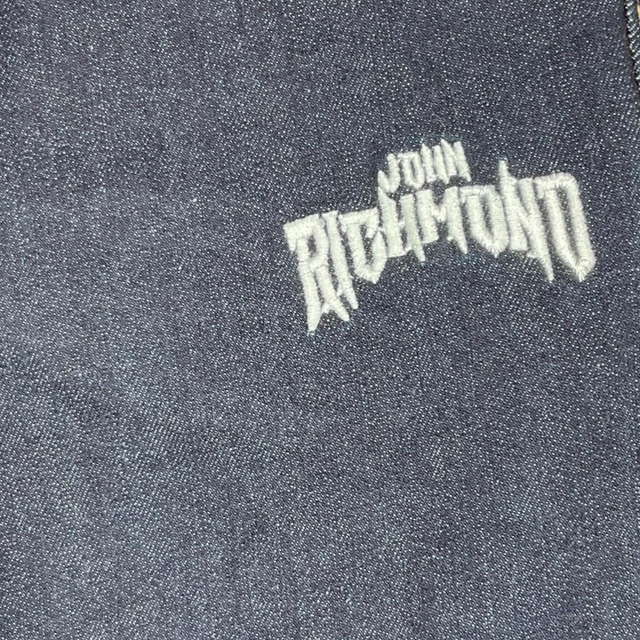 JOHN RICHMOND jeans tinta unita con stampa Blu per Bambina RBA24046JE BLU JOHN RICHMOND 