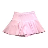 Lalalu' Gonna Tinta Unita Con Balze E Elastico In Vita Rosa Per Bambina