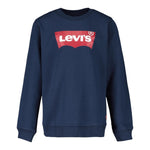LEVI'S felpa chiusa girocollo tinta unita con stampa logo Blu per Bambino 8E9079X BLU LEVI'S 