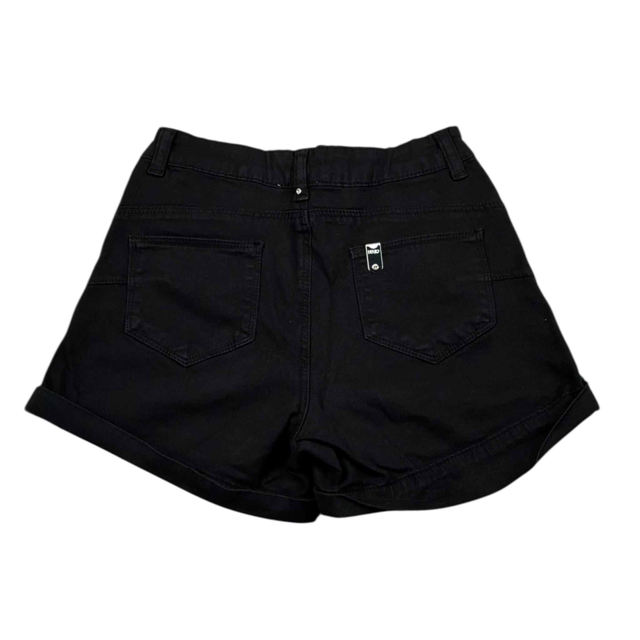 Liu Jo Short Tinta Unita con Girovita Regolabile per Bambina GA5093 NERO LIU JO 