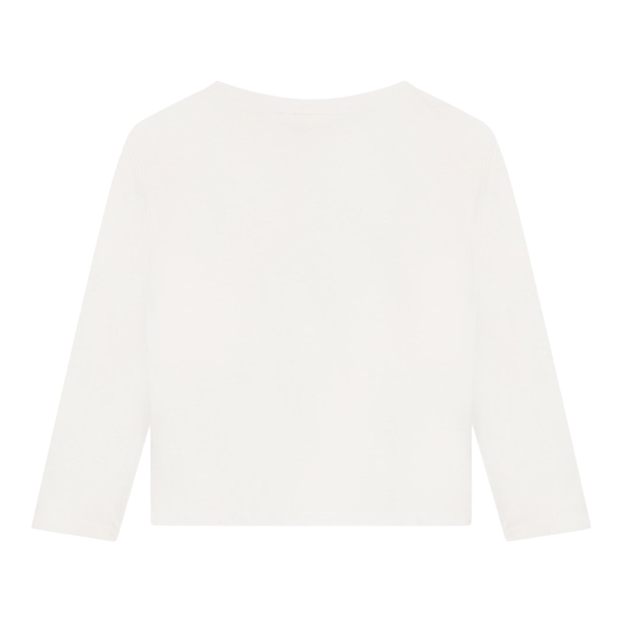 BillIEBLUSH shirt girocollo tinta unita con paillettes Bianco per Neonata U20484 BIANCO BillIEBLUSH 