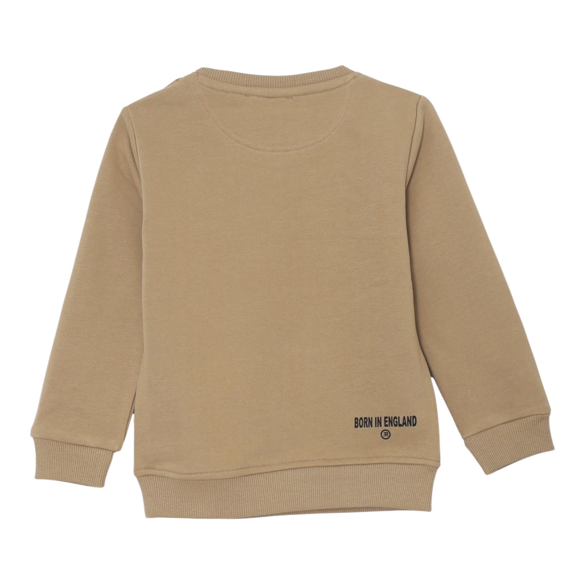 JOHN RICHMOND felpa tinta unita girocollo con stampa Sabbia per Neonato RIA24035FE SABBIA JOHN RICHMOND 