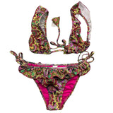 4Giveness Costume 2 Pezzi Triangolo-Mutandina Multifantasia Multicolor Per Bambina