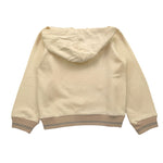 ZHOE & TOBIAH felpa tinta unita con cappuccio e stampa Panna per Bambino KTT34 PANNA ZHOE & TOBIAH 
