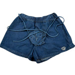 Liu Jo Short Tinta Unita In Denim per Bambina KA5123JX BLU LIU JO 