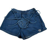 Liu Jo Short Tinta Unita In Denim per Bambina KA5123JX BLU LIU JO 