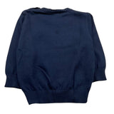 DANIELE ALESSANDRINI maglia girocollo tinta unita con stampa Blu per Neonata 1291W00040NXX BLU DANIELE ALESSANDRINI 