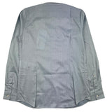 Dondup Camicia Tinta Unita Fantasia  Righe Manica Lunga Azzurro Per Bambino