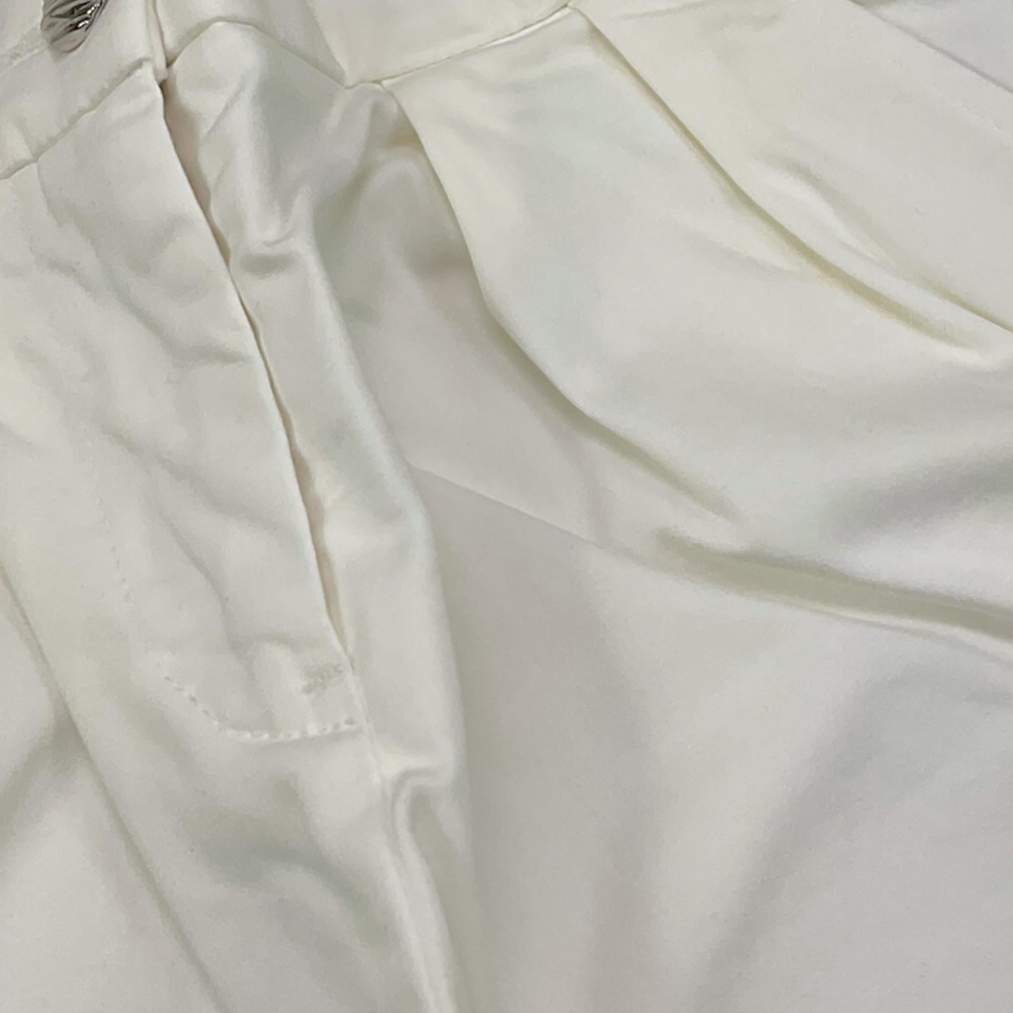 DONDUP pantalone a palazzo tinta unita Bianco per Neonata DFPA075N BIANCO DONDUP 