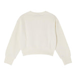 PATRIZIA PEPE felpa chiusa girocollo tinta unita con stampa Bianco per Bambina 7M0854 BIANCO PATRIZIA PEPE 