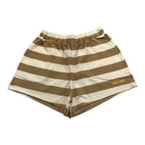 Dou Dou Short Bicolore Fantasia A Righe per Bambina DW6A79 BIANCO/BEIGE DOU DOU 
