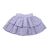 Magil Gonna Bicolore con Fantasia A Quadri per Bambina HN24134 BIANCO/LILLA MAGIL 