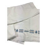 LE BEBE' set lenzuola 3 pezzi tinta unita con ricami Bianco per Neonato LBB4399 BIANCO LE BEBE' 