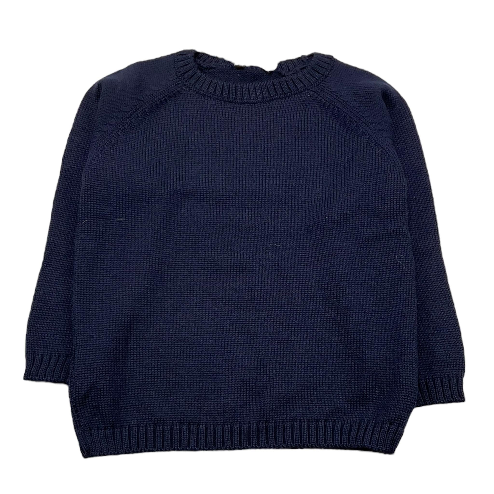 LITTLE BEAR maglia girocollo tinta unita Blu per Neonato 5140N BLU LITTLE BEAR 