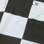 Suns68 Polo Mezza Manica Bicolore con Fantasia per Bambino CPA35329 BIANCO/NERO SUNS68 