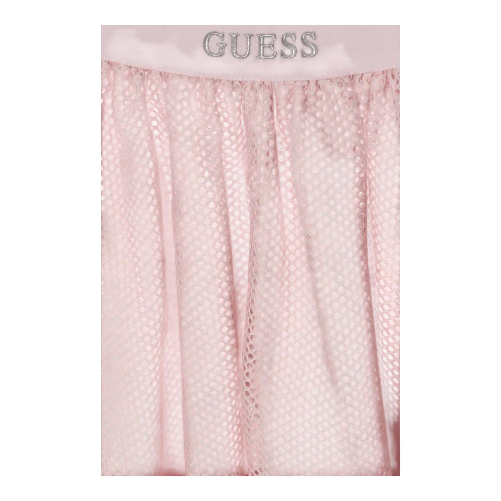Guess Completo 2 Pezzi T-Shirt-Gonna Bicolore per Neonata A4RG21K6YW0 BIANCO/ROSA GUESS 