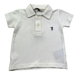 Trussardi Polo Mezza Manica Tinta Unita per Neonato TIP26096PO BIANCO TRUSSARDI 