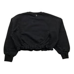 DIXIE felpa chiusa girocollo tinta unita con stampa  Nero per Bambina LB19040G67 NERO DIXIE 