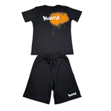 Disclaimer Completo 2 Pezzi T-Shirt-Bermuda Tinta Unita per Bambino 25EDK58478 NERO DISCLAIMER 
