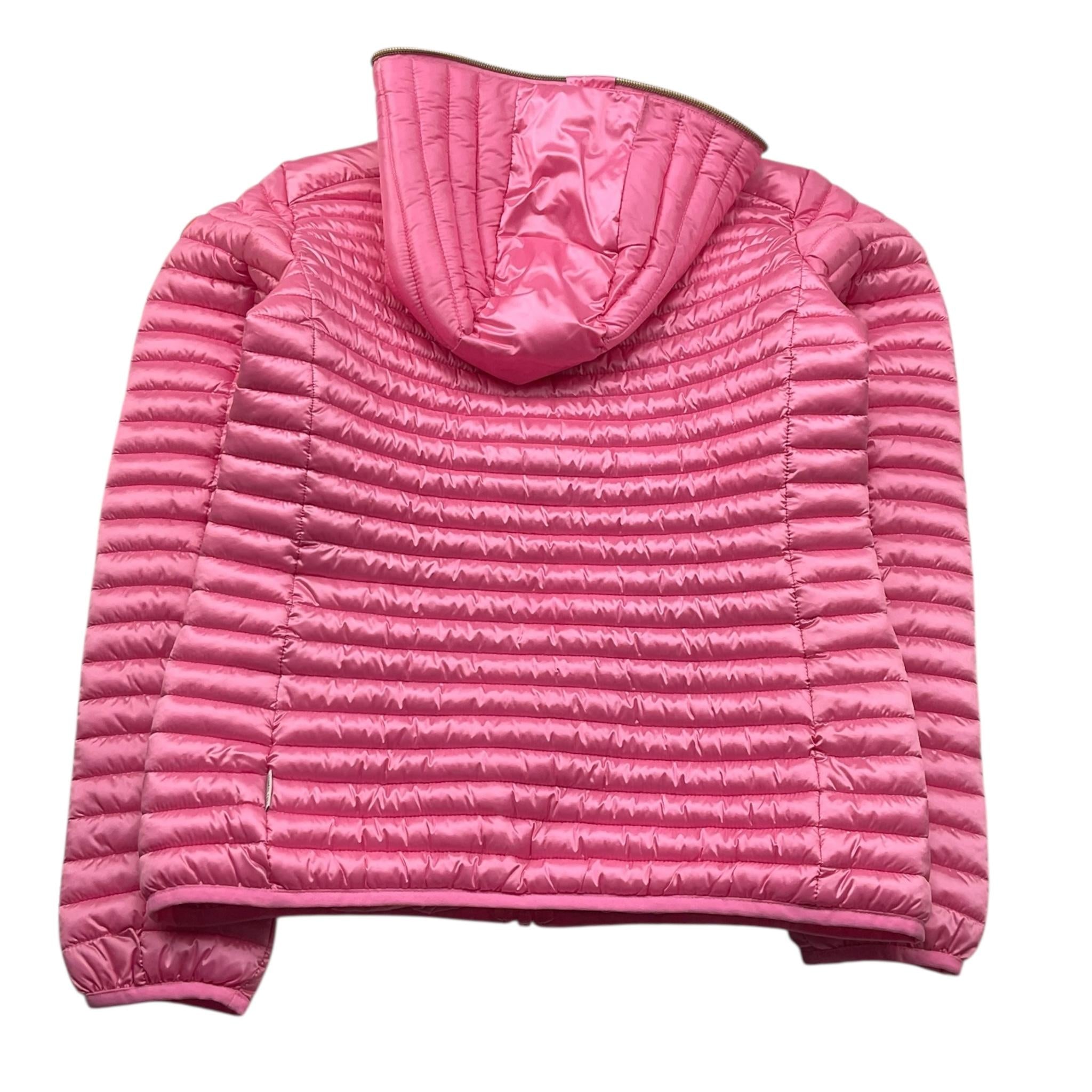 Save The Duck Giubbino Tinta Unita con Zip E Cappuccio per Bambina ROSYJ ROSA SAVE THE DUCK 