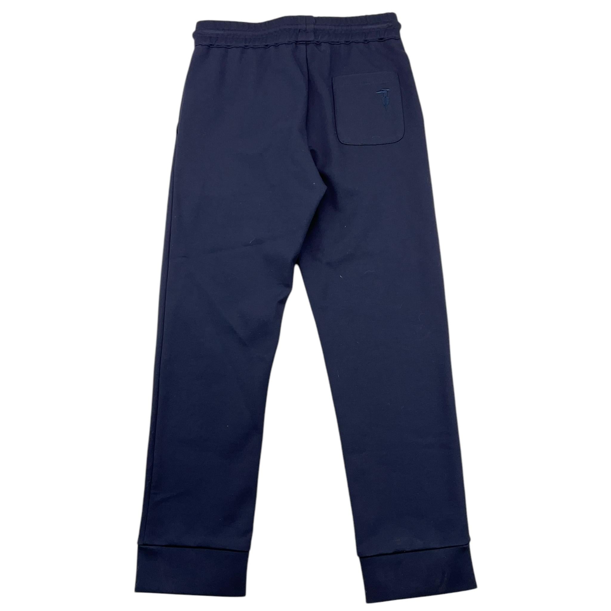 TRUSSARDI pantalone tinta unita con elastico in vita Blu per Bambino TBA25075PA BLU TRUSSARDI 
