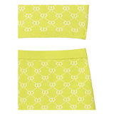 Twinset Completo 2 Pezzi Top-Gonna tinta unita Verde Acido per Bambina 251GJ3QX4XX VERDE ACIDO TWINSET 