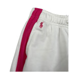 Ralph Lauren Pantalone Tuta Tinta Unita con Profili In Contrasto per Neonata 312957361001 BIANCO RALPH LAUREN 