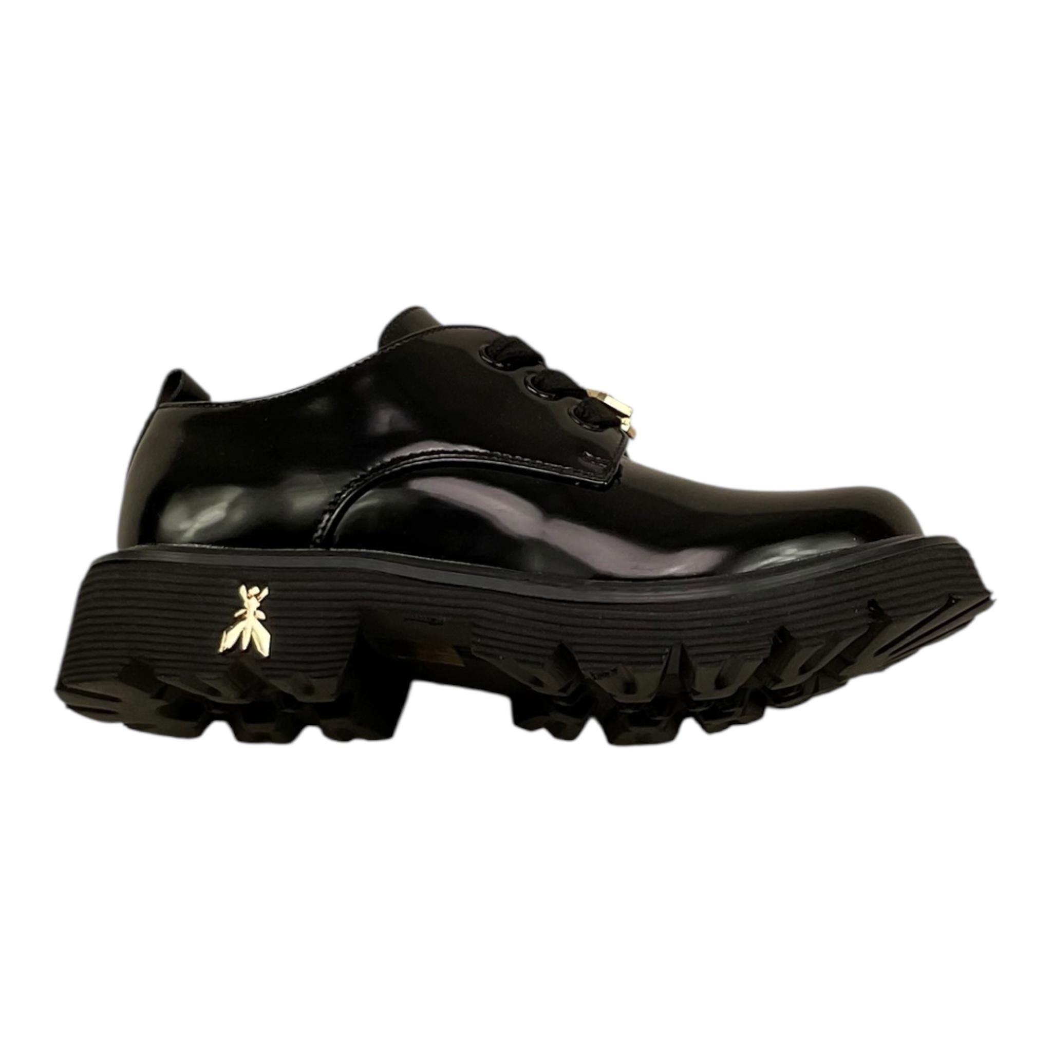 PATRIZIA PEPE francesine tinta unita con lacci Nero per Bambina PPJ883 NERO PATRIZIA PEPE 